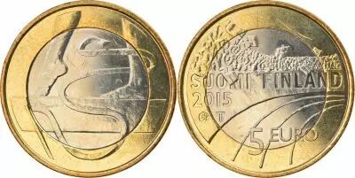 Finland 5 Euro Gymnastic - 2015