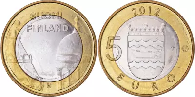 Finland 5 Euro Helsinki Cathedrals in Uusimaa - 2012