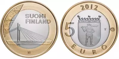 Finland 5 Euro J�tk�nkynttil� in Laponia - 2012