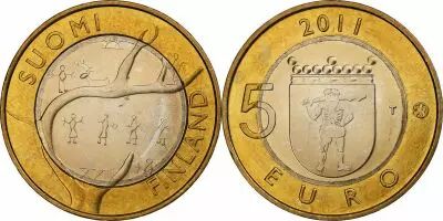 Finland 5 Euro Lapland - 2011