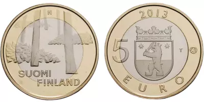Finland 5 Euro Sammallahdenm�ki in Satkunta - 2013