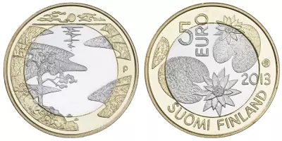 Finland 5 Euro Summer  - 2013