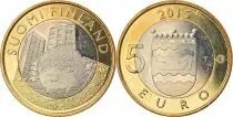 Finland 5 Euro The Hedgehog in Uusimaa - 2015