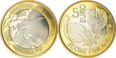 Finland 5 Euro Wild Nature - 2015