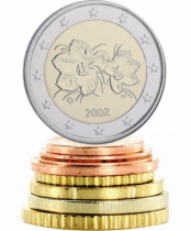 Finland Série Euros FINLANDE 2002 - 8 monnaies