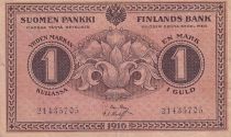Finlande 1 Markka - Marron - 1918 - P.35
