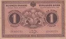 Finlande 1 Markka - Marron - 1918 - P.35
