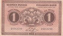 Finlande 1 Markka - Marron - 1918 - P.35