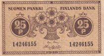 Finlande 1 Pennia - Marron - 1918 - P.33