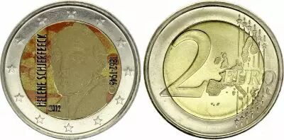 Finlande 2 Euros - 150�me anniversaire de la naissance d\'H�l�ne Schjerfbeck - Coloris�e - 2012