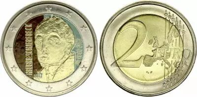 Finlande 2 Euros - 150�me anniversaire de la naissance d\'H�l�ne Schjerfbeck - Coloris�e - 2012