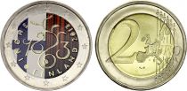 Finlande 2 Euros - 150ème anniversaire du Parlement de 1863 - Colorisée - 2013