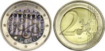 Finlande 2 Euros - 150ème anniversaire du Parlement de 1863 - Colorisée - 2013