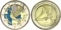 Finlande 2 Euros - Anniversaire de l\'ONU - Coloris&eacute;e - 2005