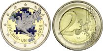 Finlande 2 Euros - Anniversaire de l\'ONU - Colorisée - 2005