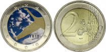 Finlande 2 Euros - Banque finlandaise - Colorisée - 2011
