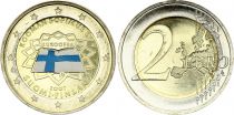 Finlande 2 Euros - Traité de Rome - Colorisée - 2007