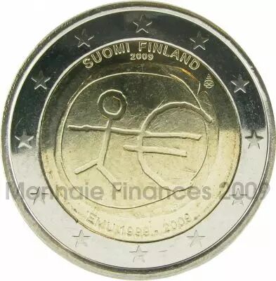 Finlande 2 Euros Comm�mo. Finlande 2009 - 10 ans EMU