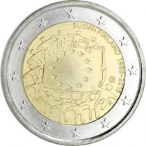 Finlande 2 Euros Commémo. FINLANDE 2015 - 30 ans du drapeau européen
