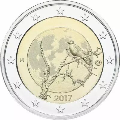 Finlande 2 Euros Comm�mo. FINLANDE 2017 - La Nature finlandaise
