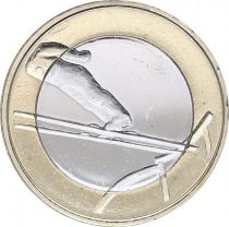Finlande 5 Euro, Saut à Skis - 2016