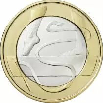 Finlande 5 Euros FINLANDE 2015 - La Gymnastique (Le sport)