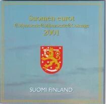 Finlande Coffret BU Euro - 1 centime &agrave; 2 euros - 2001