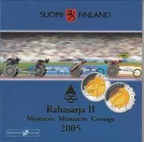 Finlande Coffret BU Finlande 2005 - 9 monnaies en euro