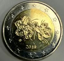 Finlandia  2 Euros circulation Finlande 2019 - Mulberry trees