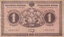 Finlandia 1 Markka - Brown - 1918 - F - P.35
