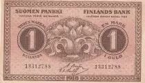 Finlandia 1 Markka - Brown - 1918 - P.35