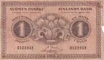 Finlandia 1 Markka - Brown - 1918 - VG to F - P.35