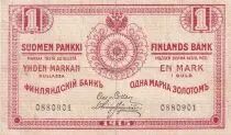 Finlandia 1 Markka - Red - 1915 - F - P.16a
