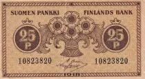 Finlandia 1 Pennia - Brown - 1918 - VF - P.33