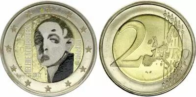 Finlandia 2 Euros - 150th anniversary of the birth of Helene Schjerfbeck - Colorised - 2012
