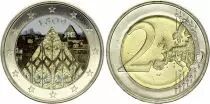 Finlandia 2 Euros - 200th anniversary of the autonomy of Finland - Colorised - 2009