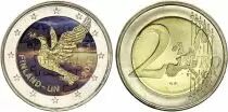 Finlandia 2 Euros - Anniversary of UNO - Colorised - 2005