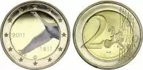 Finlandia 2 Euros - Bank of Finland - Colorised - 2011