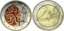 Finlandia 2 Euros - Cration of the Rahapaja - Colorised - 2010