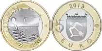Finlandia 5 Euro Olavinlinna Castle in Savonia - 2013