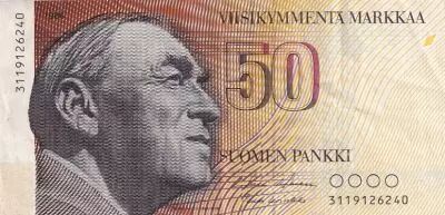Finlandia 50 Markkaa- Alvar Aalto (1898-1976) - 1986  - 3119126240