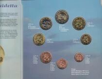 Finlandia BU Euro Coin Set - 1 Cent to 2 Euros - 2000