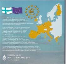 Finlandia BU Euro Coin Set - 1 Cent to 2 Euros - 2001