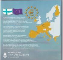 Finlandia BU Euro Coin Set - 1 Cent to 2 Euros - 2002
