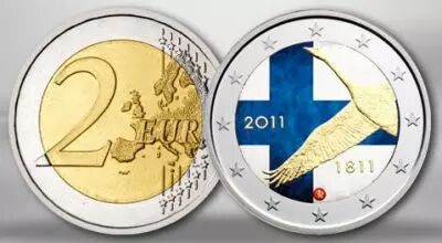 Finnland 2 Euro 2011, 200 years of Finland Bank