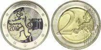 Finnland 2 Euros - Cration of the Rahapaja - Colorised - 2010