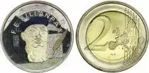 Finnland 2 Euros - Eemil Sillanp&auml;&auml; - Colorised - 2013
