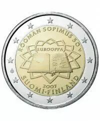 Finnland 2 Euros - Treaty of Rome - 2007