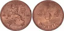Finnland 5 Pennia Arms - 1938