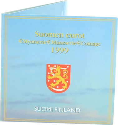 Finnland BU Euro Coin Set - 1 Cent to 2 Euros - 1999